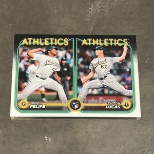 Athletics Baseball Trading Card